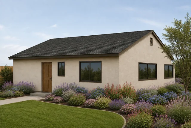County Plan C exterior concept visualization